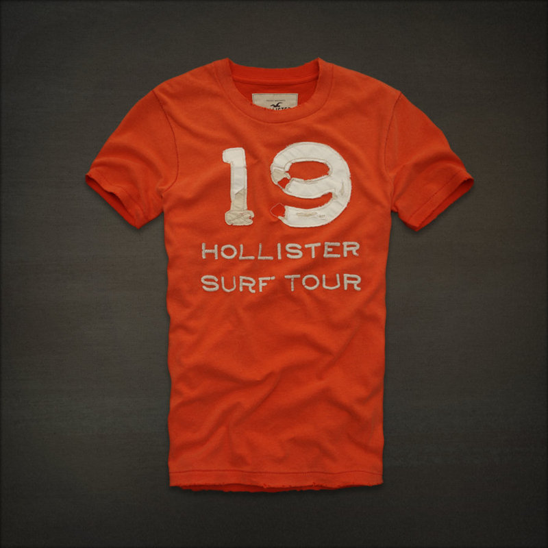 Hollister Hombres De Cuello Redondo Corto Remera HCO3981